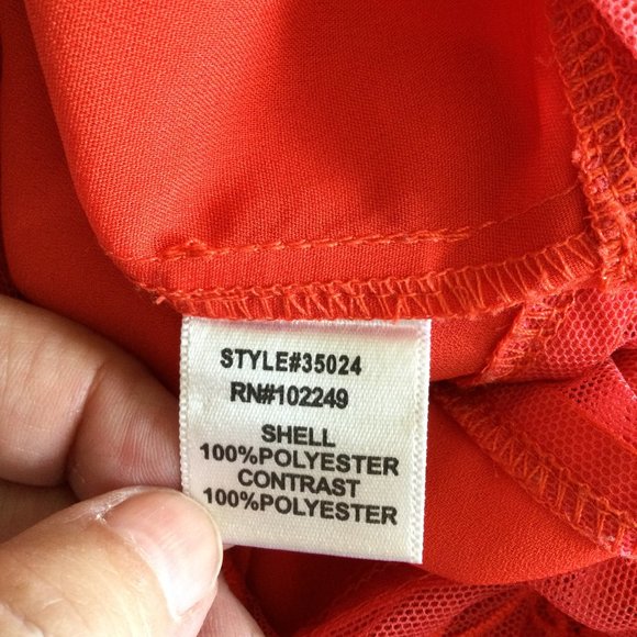 Skies are Blue Deep Peach Layered Tank, Medium - Picture 7 of 8